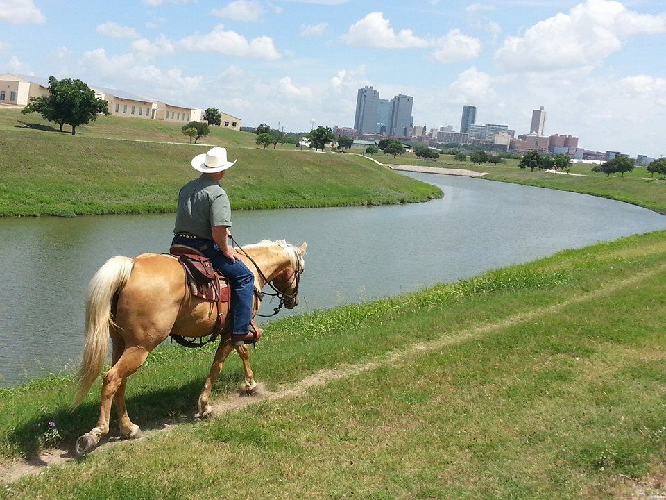 Horseback Riding Along the Trinity Trails