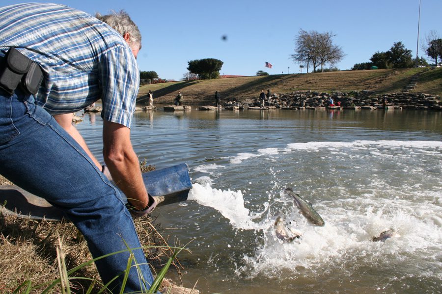 Trout Stocking soon in Fort Worth Tarrant Regional Water District