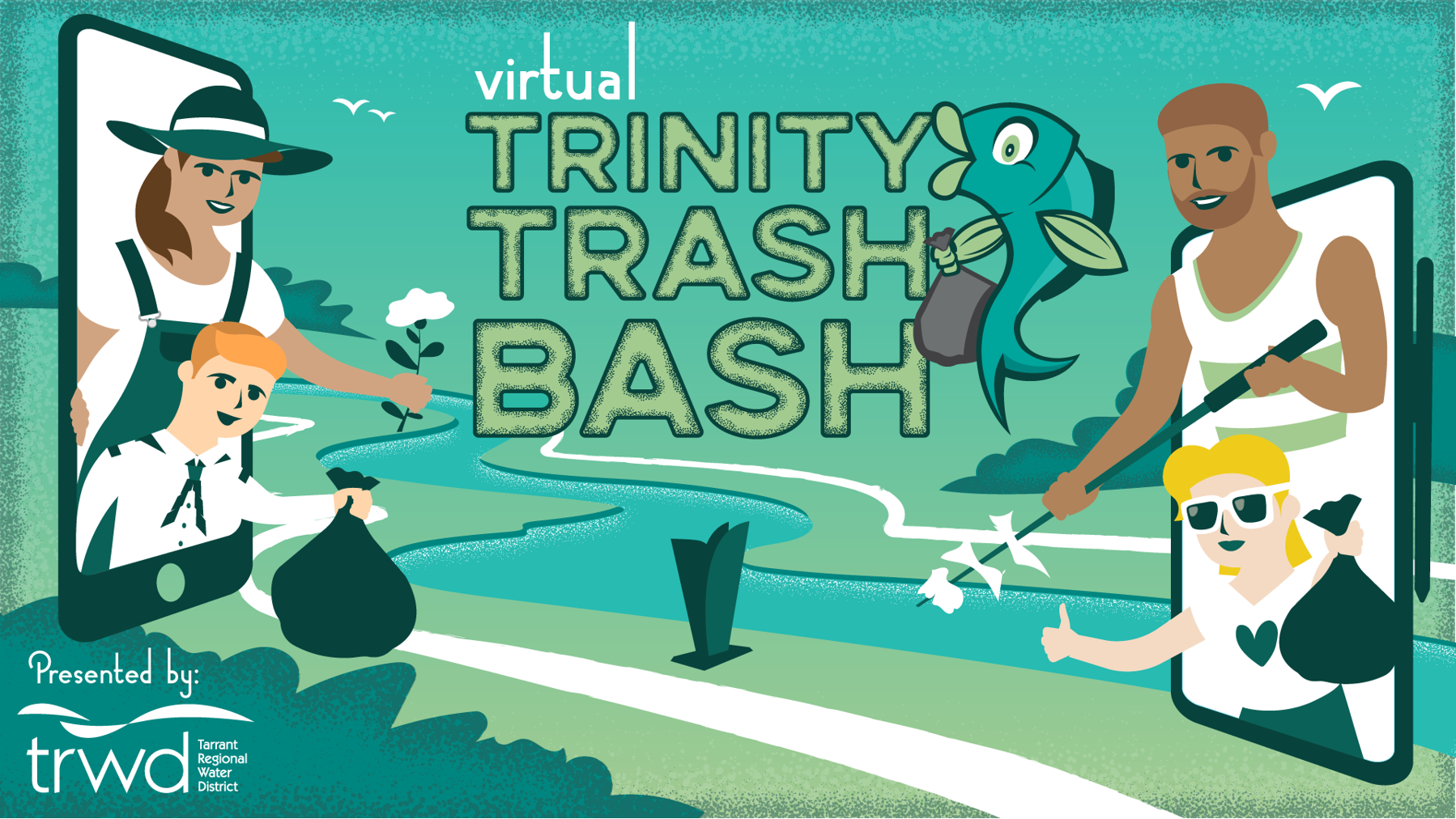 Join us for the Virtual Trinity Trash Bash