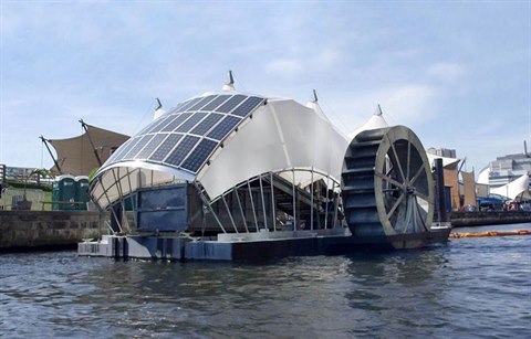 Giant trash-collecting waterwheel coming to Fort Worth