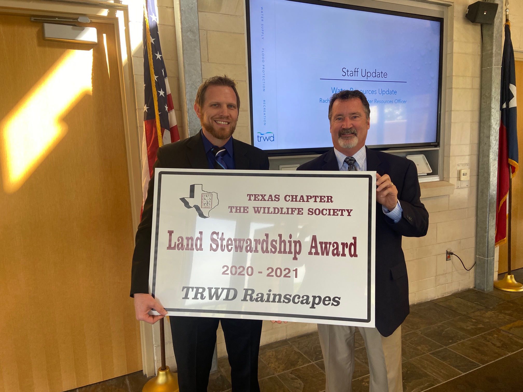 TRWD Rainscapes earn top honor for land stewardship