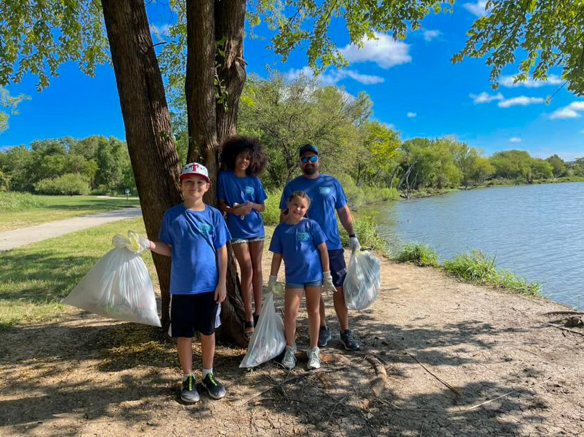 Thousands of volunteers helped remove trash and debris at TRWD Trash Bash