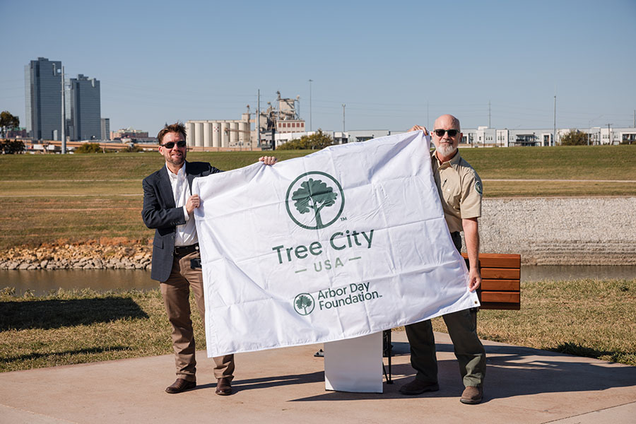 Arbor Day 2025 volunteers planting trees, photo 11 of 13