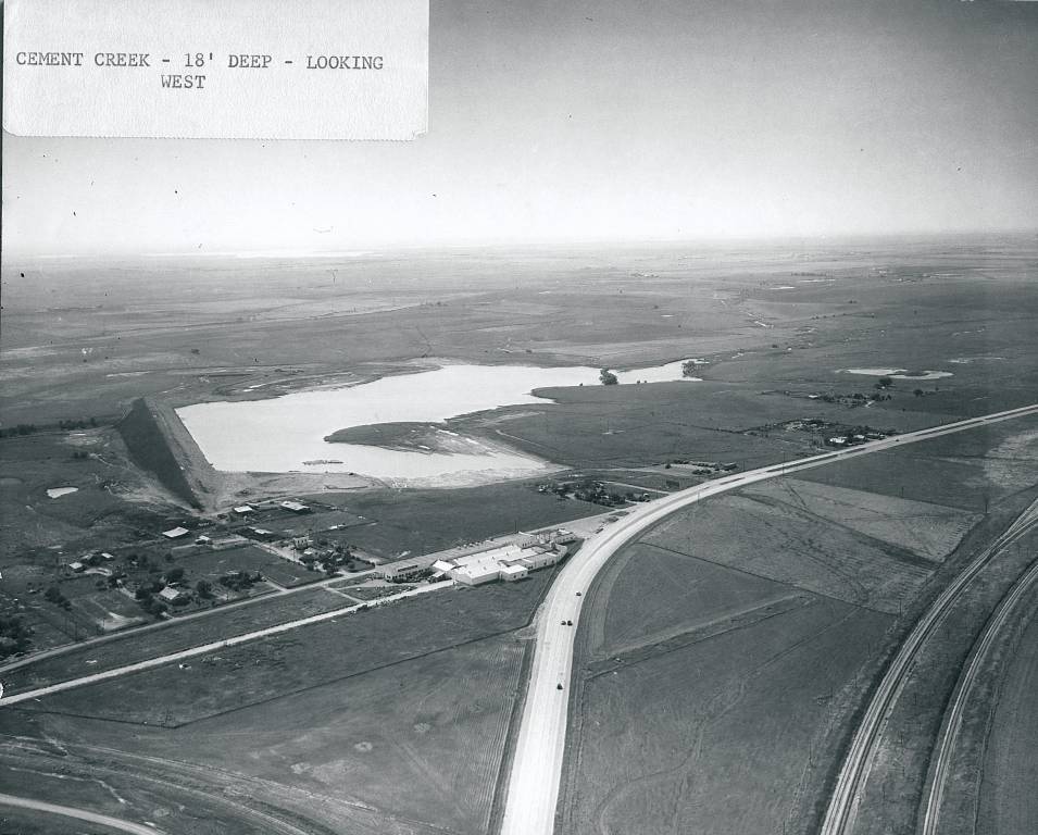 1957 Flood retention Cement Creek